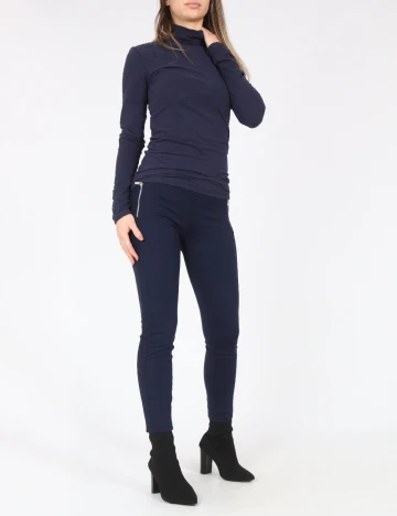 Pantaloni Zara, bleumarin