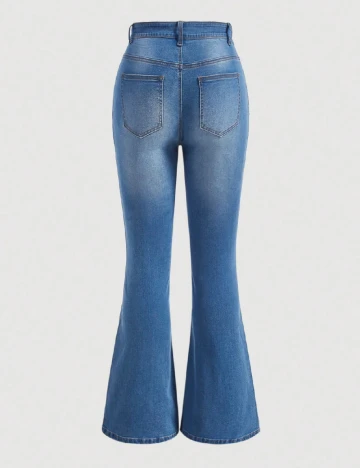 Blugi SHEIN CURVE, albastru Albastru