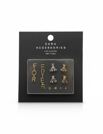 Set Cercei Zara, auriu/argintiu Galben