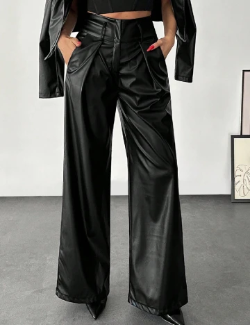 Pantaloni SHEIN, negru Negru