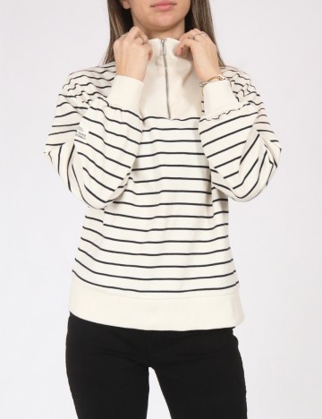 
						Bluza Zara, alb/negru