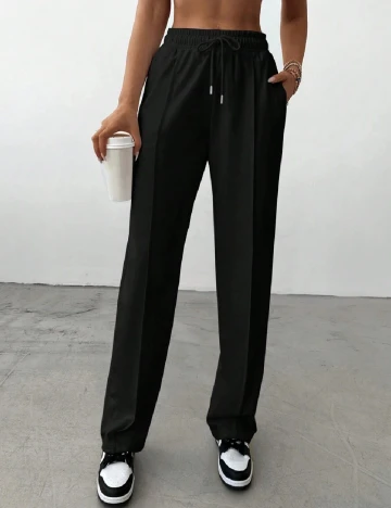 Pantaloni SHEIN, negru Negru