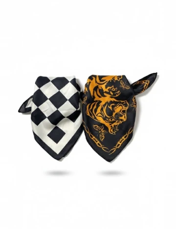 Set esarfe 2 bucati Bershka, mix culori Mix culori