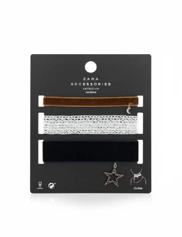 Set chockere 3 bucati Zara, mix culori Mix culori