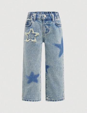 
						Blugi Shein Kids, albastru