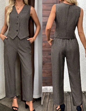 Compleu SHEIN, gri Gri