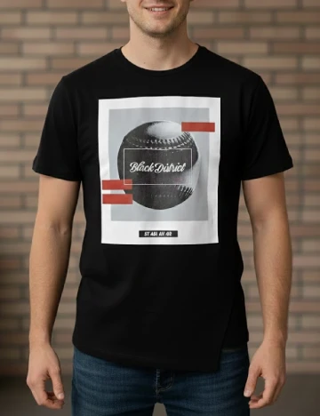 Tricou Bershka, negru Negru