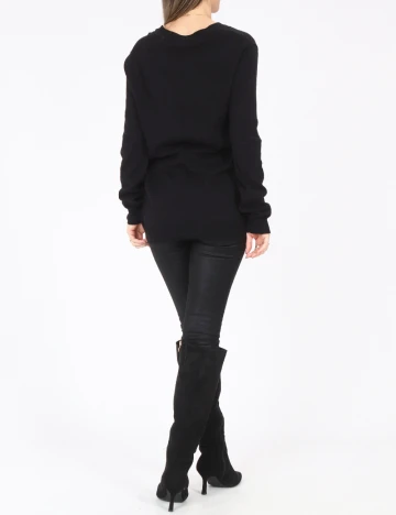 Cardigan Bershka, negru Negru