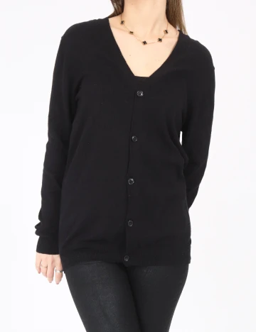 Cardigan Bershka, negru Negru