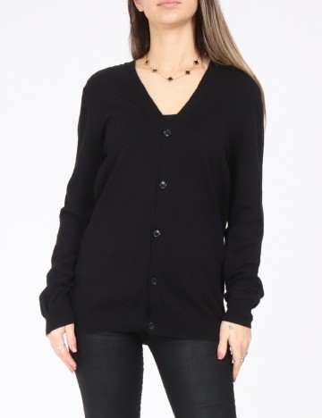 
						Cardigan Bershka, negru