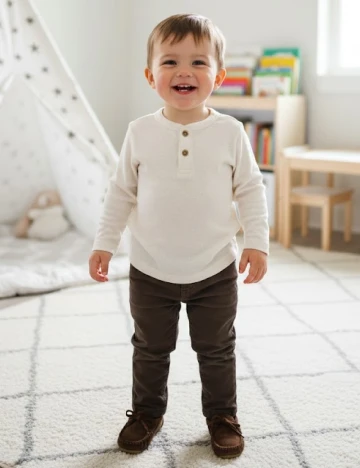 Pantaloni Zara, maro inchis