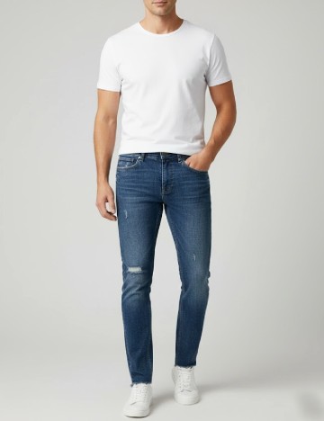 
						Blugi Bershka, albastru