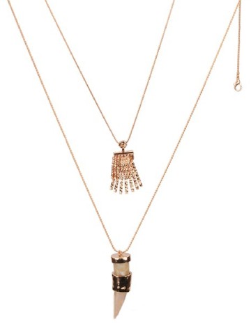 
						Set Coliere 2 bucati Zara, auriu