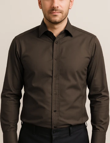 Camasa Zara, kaki Verde