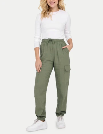 Pantaloni Only, verde Verde