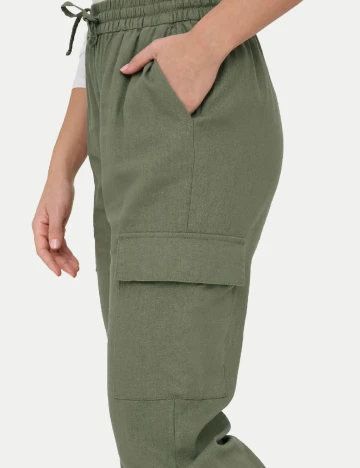 Pantaloni Only, verde Verde