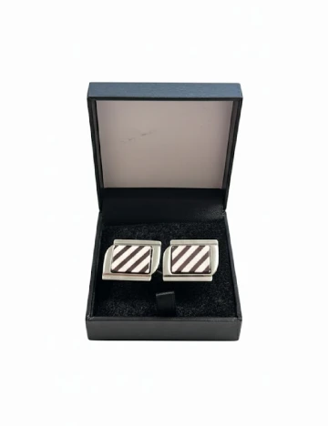 Butoni Zara, argintiu Gri