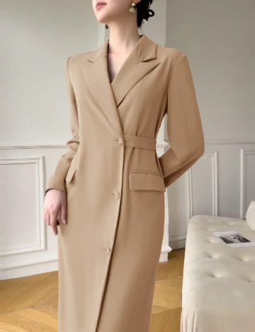 Rochie lunga SHEIN, maro Maro