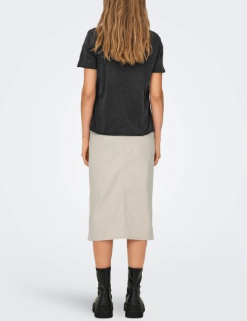 Tricou Only, gri inchis