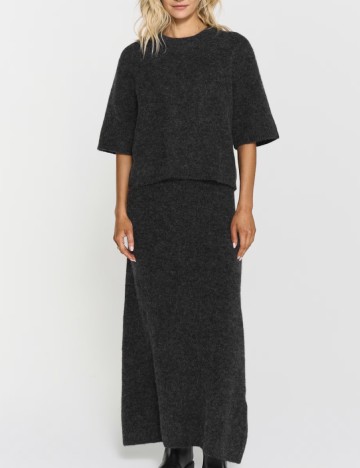 
						Tricou Oversize Only, gri inchis