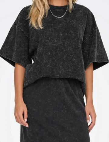 Tricou Oversize Only, gri inchis Gri
