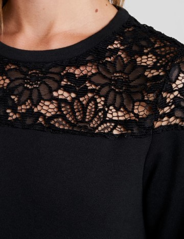 Rochie scurta Only Carmakoma, negru