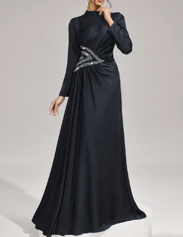 Rochie lunga SHEIN, bleumarin Albastru