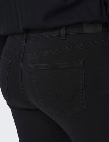 Blugi Only Carmakoma, negru