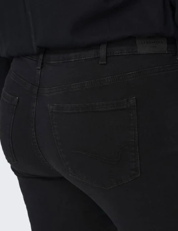 Blugi Only Carmakoma, negru Negru