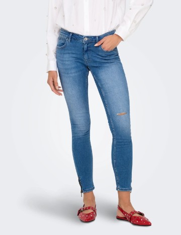 
						Blugi Only, albastru deschis