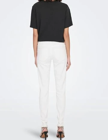 Blugi Jacqueline de Yong, alb Alb