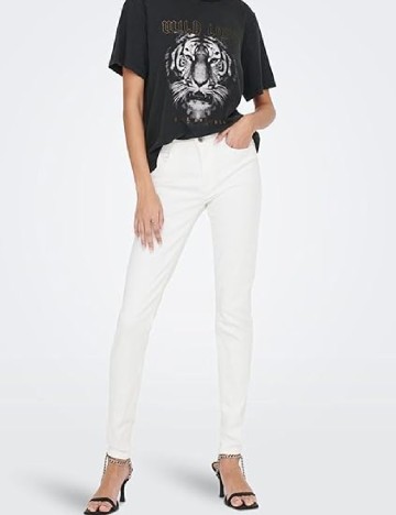 Blugi Jacqueline de Yong, alb