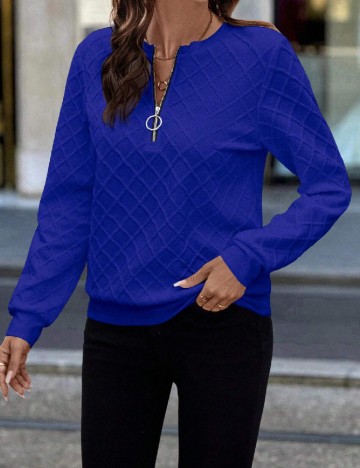 Bluza Emery Rose, albastru