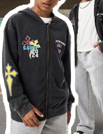 Hanorac Shein Kids, gri