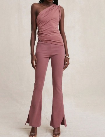 
						Pantaloni SHEIN, roz pudra