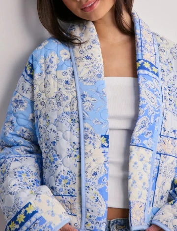 Jacheta Only, albastru Albastru