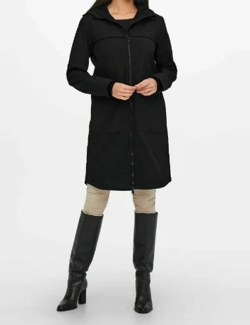 Geaca impermeabila Jacqueline de Yong, negru Negru