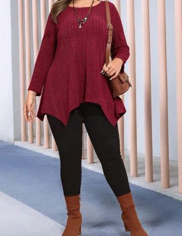 Bluza SHEIN CURVE, visiniu Rosu