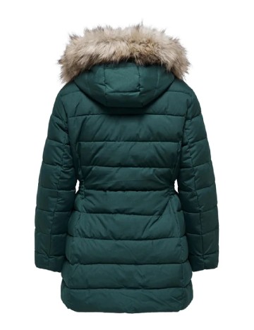 Geaca Only Carmakoma, verde