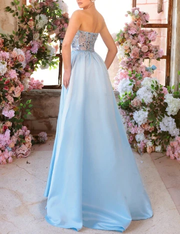 Rochie lunga SHEIN, albastru Albastru