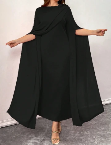 Rochie lunga SHEIN CURVE, negru Negru