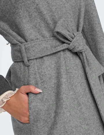 Palton Only, gri Gri