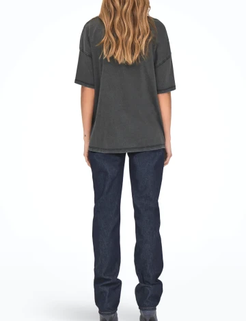 Tricou Only, gri Gri