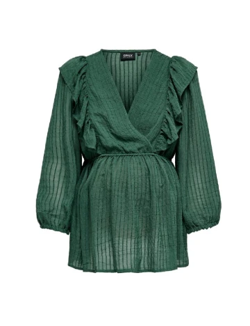 Bluza Only Carmakoma, verde Verde
