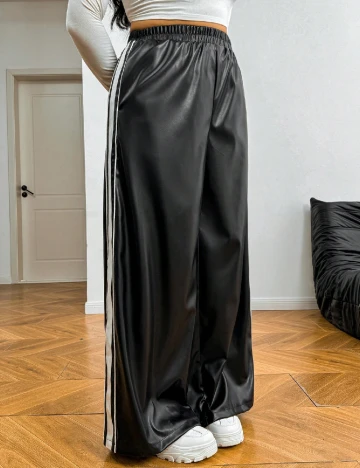 Pantaloni SHEIN CURVE, negru Negru