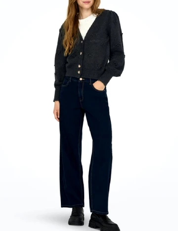 Cardigan Jacqueline de Yong, negru Negru