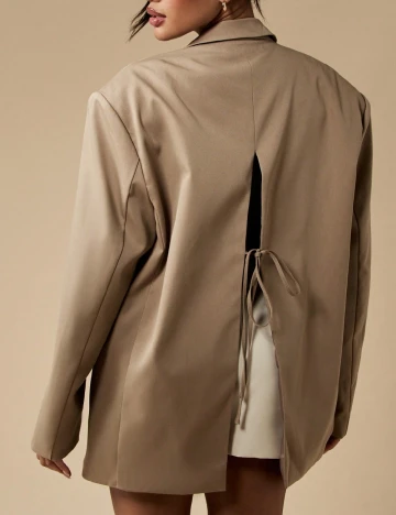 Sacou Oversize Missguided, maro Maro