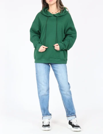 Hanorac Oversize SHEIN, verde Verde
