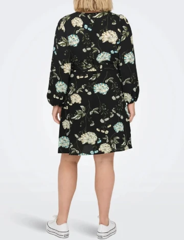 Rochie scurta Only Carmakoma, floral Floral print