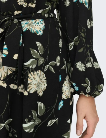 Rochie scurta Only Carmakoma, floral Floral print